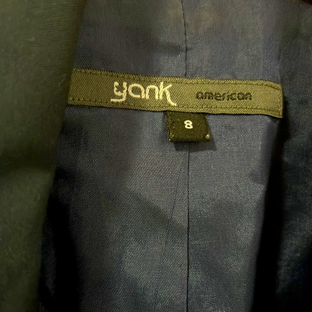 Navy Blazer With Single Button Closure - image 3